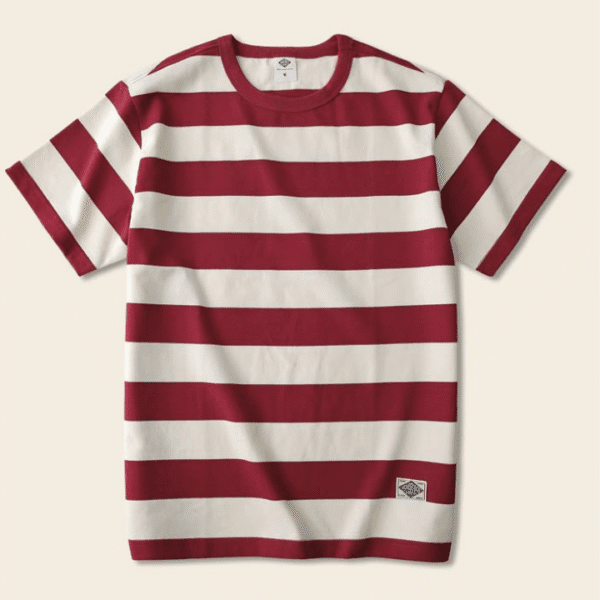 تیشرت راه راه قرمز و سفید کد 003